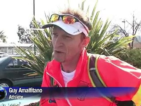 Sur une jambe et à béquilles, la course folle d'un Béarnais contre le cancer