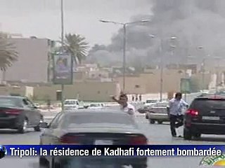 Libye: bombardements violents à Tripoli, Kadhafi ne se soumettra pas