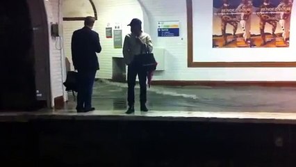 La station Guy Môquet innondée par l'orage du 5 août 2011