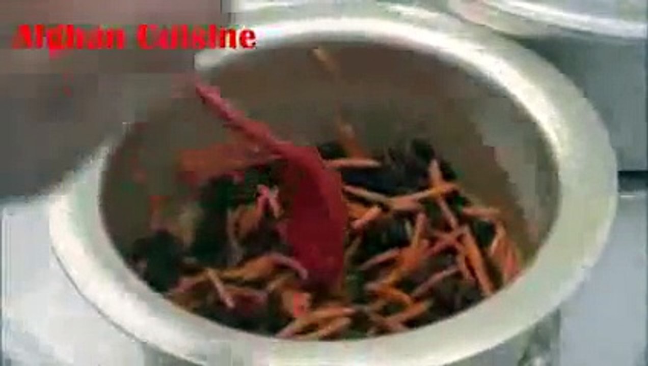 Qabuli Pulao with Afghan Dry meat 'Afghan Cuisine'