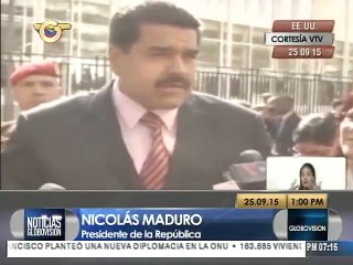 Maduro: Papa Francisco planteó una nueva diplomacia en la ONU