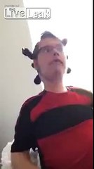 LiveLeak.com - Kid with a problem raps with a black guy at his side