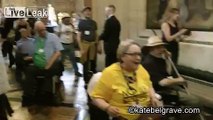 LiveLeak.com - Disabled occupy uk parliament