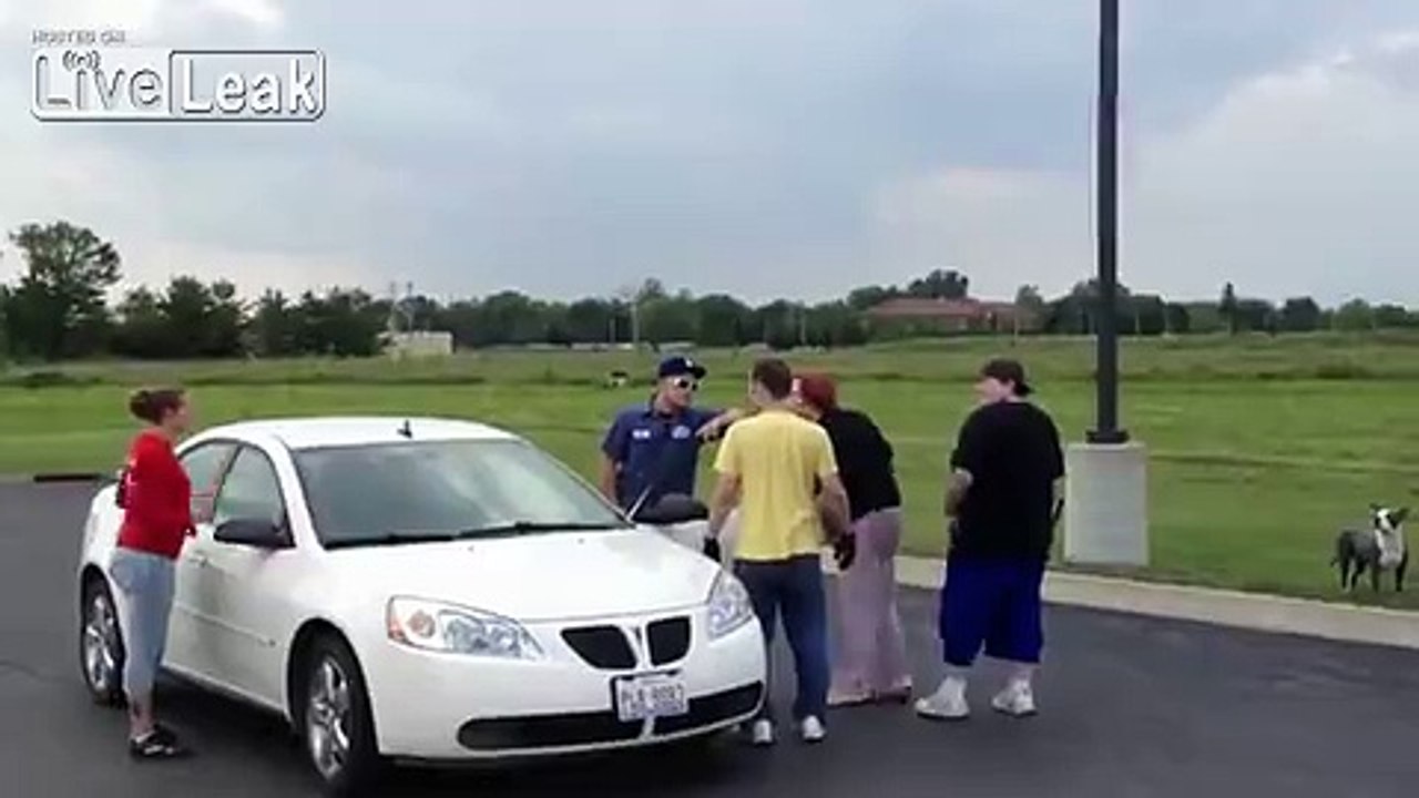 LiveLeak.com - White Trash Bull-Dyke Wields Bas...