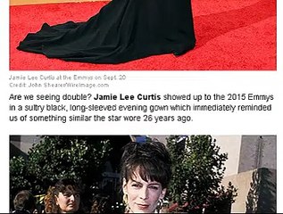 Jamie Lee Curtis Wears Nearly Identical Dress That She Wore in 1989