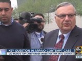 Day two of testimony in Arpaio contempt case, MCSO's top chief grilled