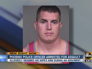 Phoenix police officer arrested for assault