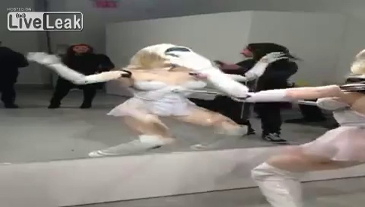 Creepy **FEMBOT** will give you nightmares when you see it dance.