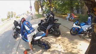 crazy Moto race - criminal behaviour