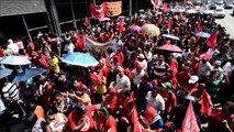 Trade unions protest against Brazil budget cuts