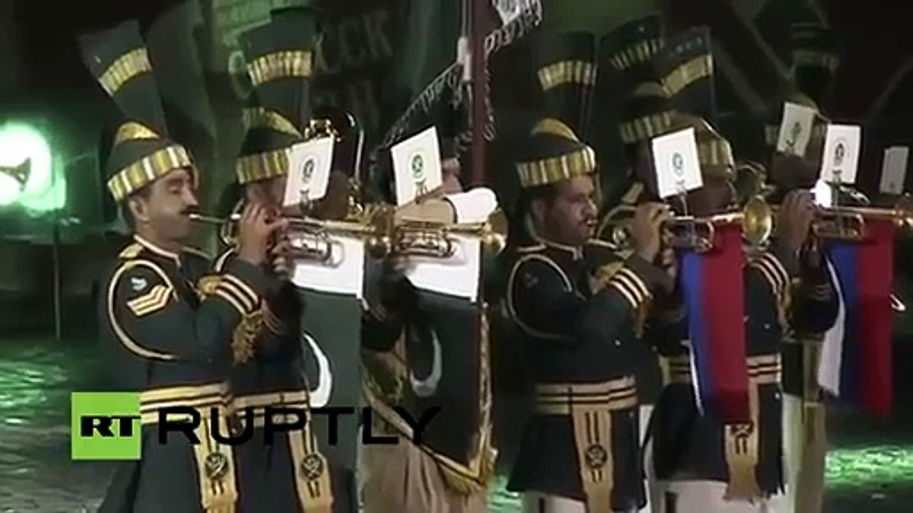 Pakistan Military Band Performances in International Military Music Festival Moscow (5th Sep 2015)
