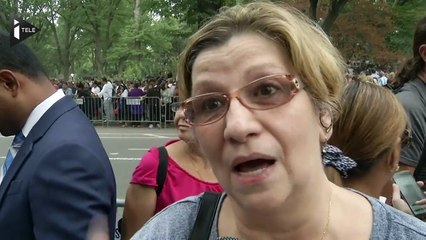 Le pape soulève les foules à New York