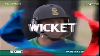 Shahid Afridi vs AB de Villiers - All 5 dismissals - 4 of them were bowled.