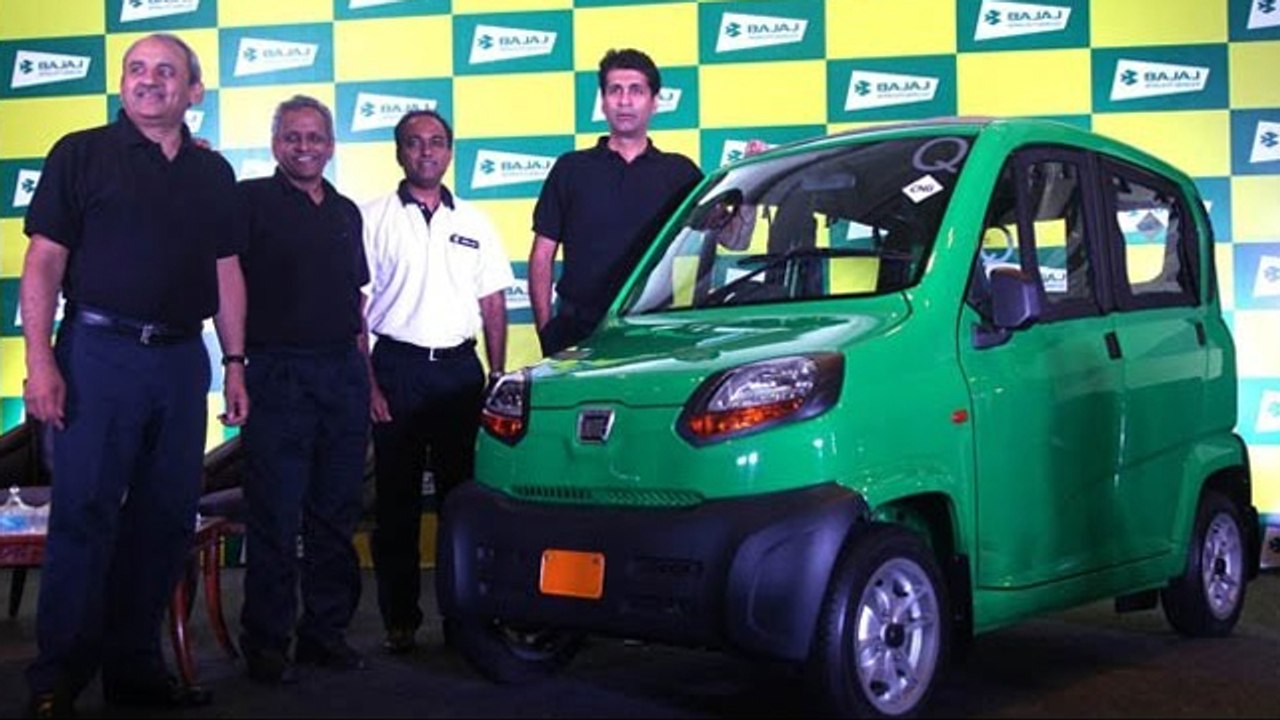 Bajaj Qute Quadricycle Launched at Rs 1.32 lakh