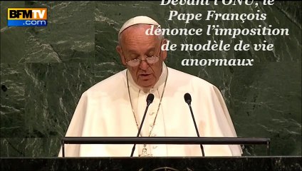 Mariage gay  devant l ONU le pape dénonce l imposition de modèle de vie anormaux