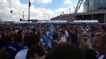 Les supporters argentins enflamment Wembley