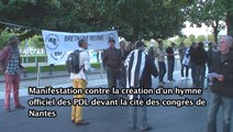Manifestation contre la création d'un hymne des Pays de Loire