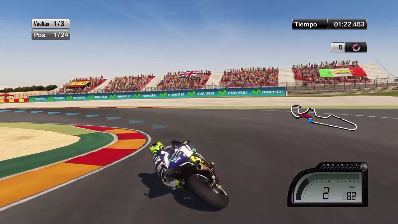 MotoGP14 PS4 1080p HD GP Movistar de Aragón MotoGP