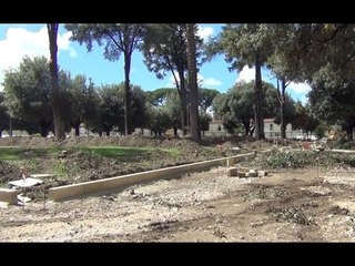 Aversa (CE) - Parco Pozzi, Angelo Gallo parla dello stato dei lavori (25.09.15)