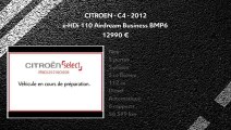 Annonce Occasion CITROëN C4 II e-HDi 110 Airdream Business BMP6 2012