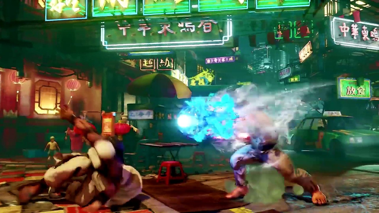 Street Fighter V Rashid Reveal Trailer