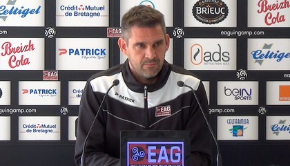 Jocelyn Gourvennec avant EA Guingamp - AS Monaco