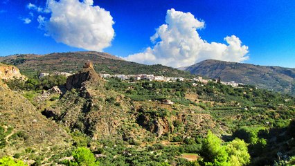 Tramo sur del sendero PR-A 345. Sendero Circular de Lanjarón.