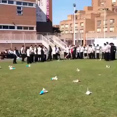 Guy Gets Hit in Face With Water Rocket