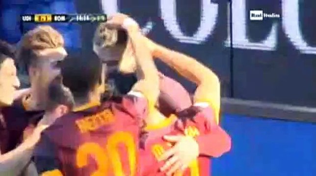 1-0 Edin Dzeko GOAL - Udinese vs AS Roma 0-1 (Dzeko GOL, Roma 2-0)