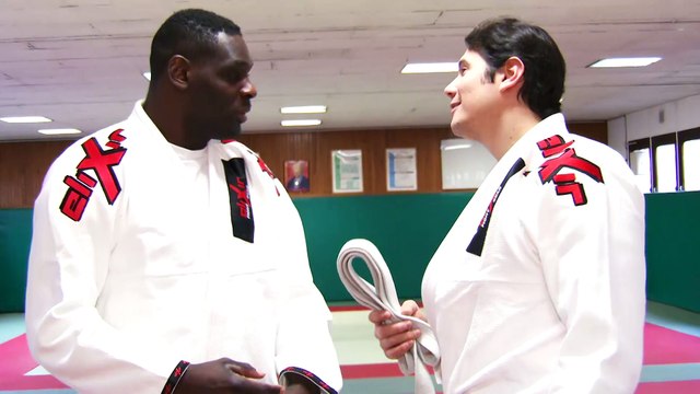 Vincent Parisi initie le Champion du Monde Patrice QUARTERON au Judo sur BeiN Sports.