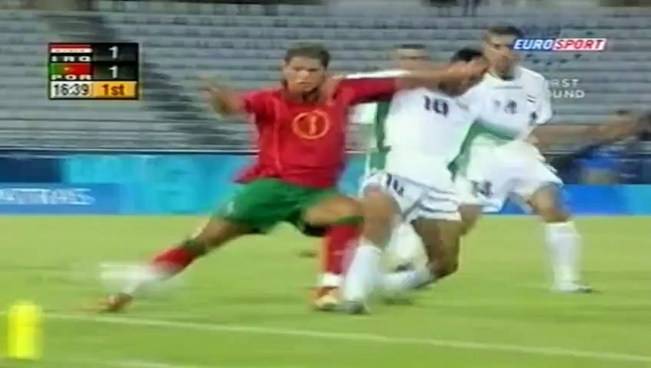 Cristiano Ronaldo Vs Iraq (12-08-2004)