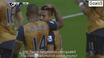 Alexis Sanchez Goal Leicester 1 - 2 Arsenal Premier League 26-9-2015_HIGH