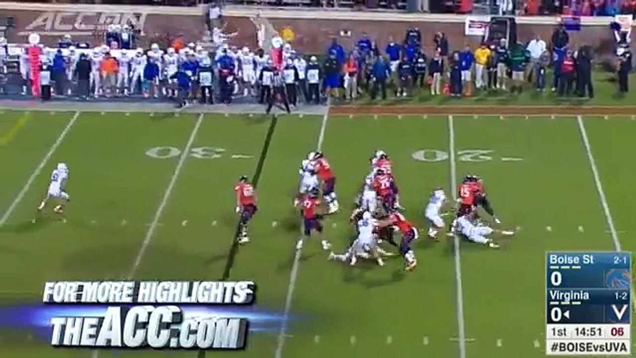 Virginia vs. Boise State - 2015 ACC Football Highlights