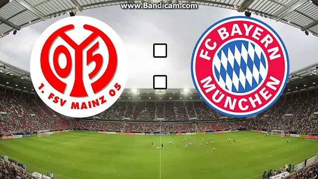Robert Lewandowski goal-Mainz 05 vs Bayern Munich 0-2