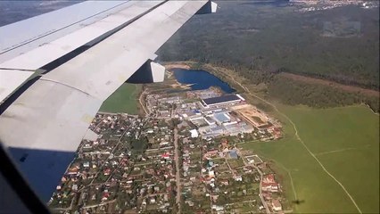 Sukhoi Superjet 100 Moskow Sheremetyevo (svo) aircraft take-off and landing