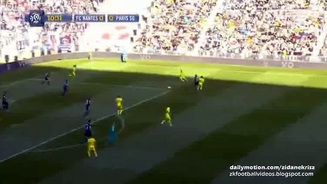 1-0 Yacinne Bammou Goal | Nantes v. Paris Saint-Germain 26.09.2015 HD