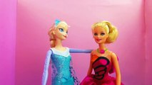 Barbie Mariposa ve Elsa Parti Keyfi - Barbie Elsa Karlar Ülkesi Oyuncak Bebek Elbise