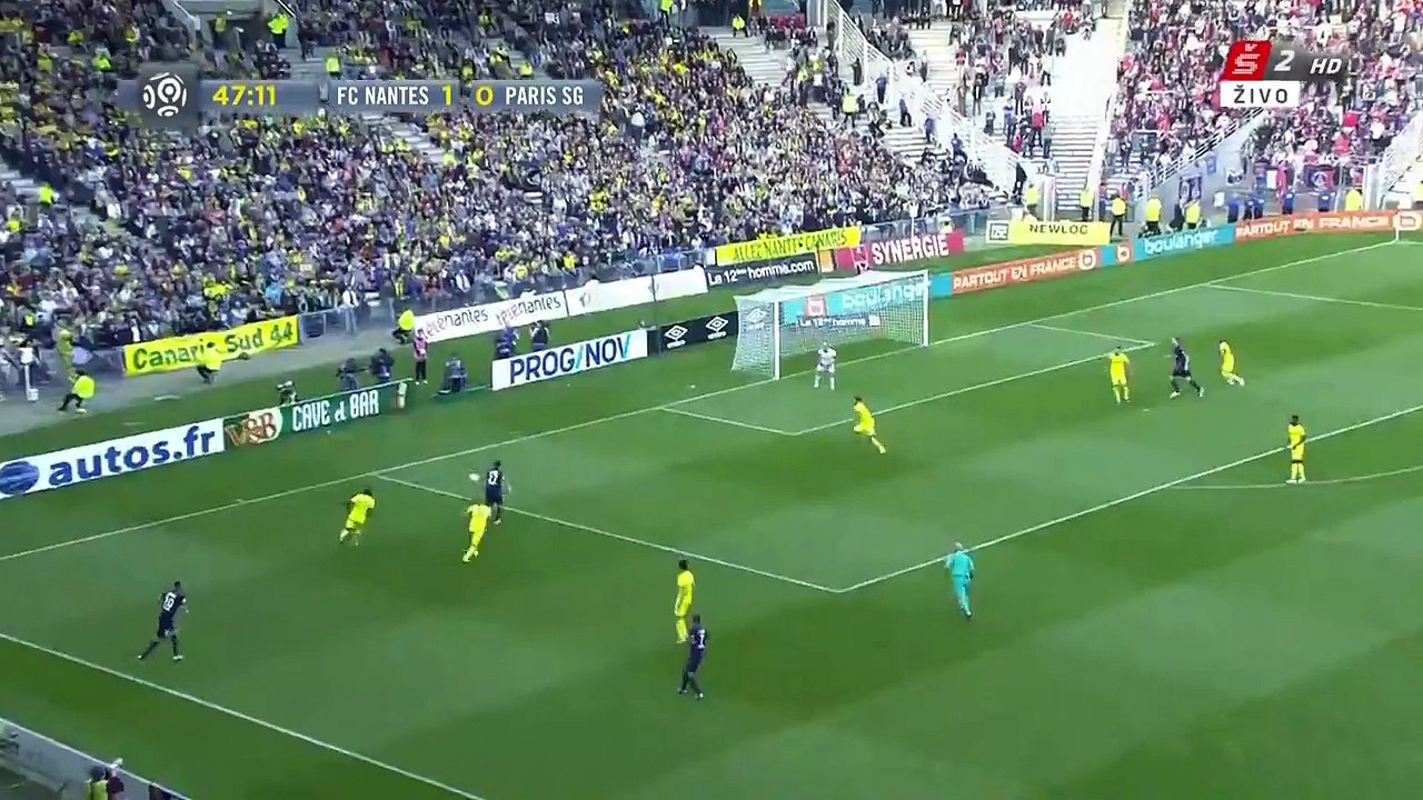 Zlatan Ibrahimovic 1:1 | Nantes - Paris Saint Germain 26.09.2015 HD