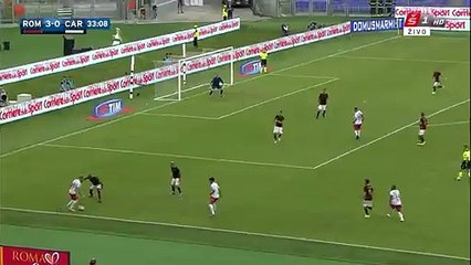 Marco Borriello 3:1 | Roma - Carpi 26.09.2015 HD