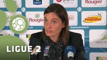 Conférence de presse Chamois Niortais - Clermont Foot (1-1) : Régis BROUARD (CNFC) - Corinne DIACRE (CF63) - 2015/2016