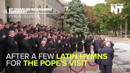Philadelphia Seminary Students Sing Happy Birthday To Archbishop