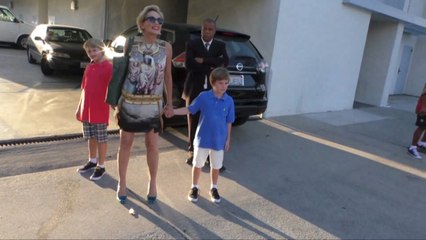 Rihanna, Jessica Alba, Sharon Stone, Zoe Saldana Around town