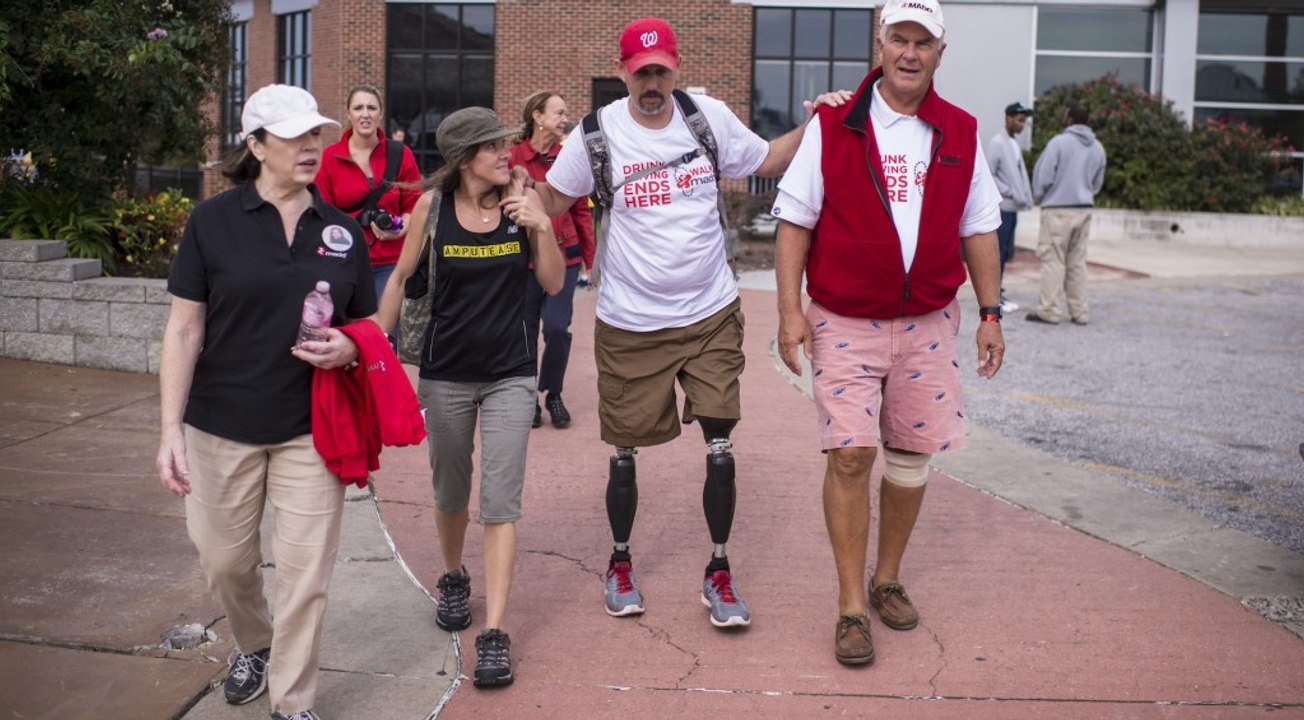 Jeremy Bruns walks to end drunk driving