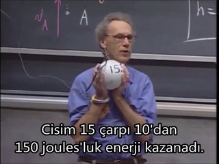 Скачать видео: Walter Lewin - fizik dersi - Türkçe Altyazl