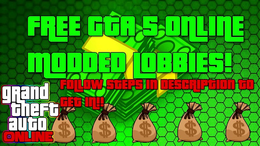 Op en neer gaan krab vochtigheid GTA ONLINE 1 20 MODDED MONEY LOBBIES! GTA 5 MODS 1 20 MODDED LOBBY PS3 +  XBOX 360 UPDATE! - Mediacom