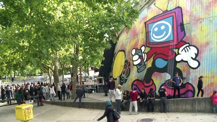 Street art: la plus grande fresque murale d'Europe à Evry