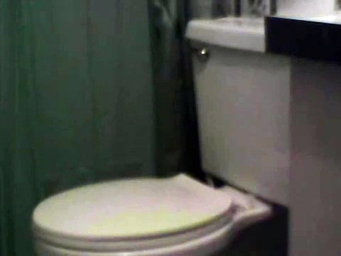 Ghost attack Caught On Tape Throwing A Roll Of Toilet Tissue Break demons busters hunters