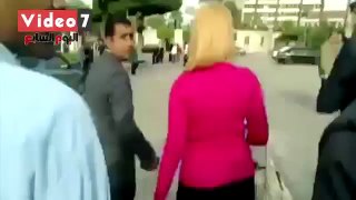 What happens when a blonde girl walks through Cairo University campus?