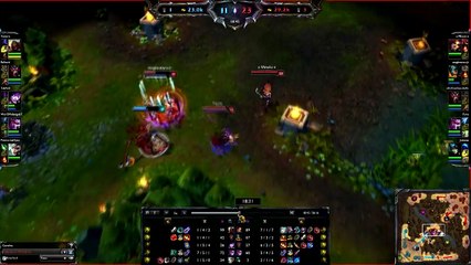 L'éclaire jaune de league of legend (penta quadra)