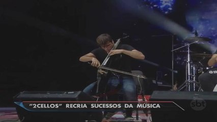 Dupla usa violoncelos para recriar sucessos do rock e do pop